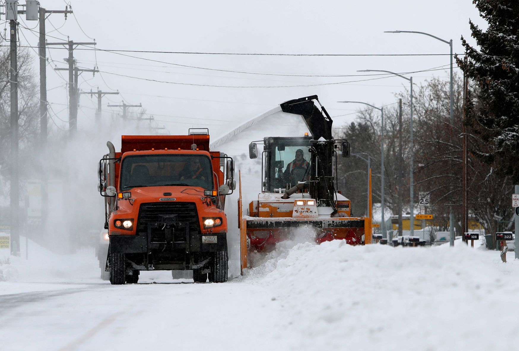 A City of Billings plow crew